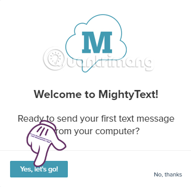 Đồng bộ tin nhắn SMS Android lên PC bằng MightyText