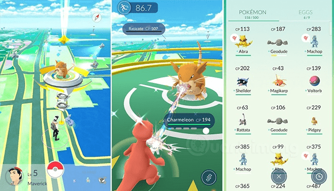 Tổng hợp - Cách chơi Pokemon GO, game thực tế ảo bắt Pokemon trên smartphone