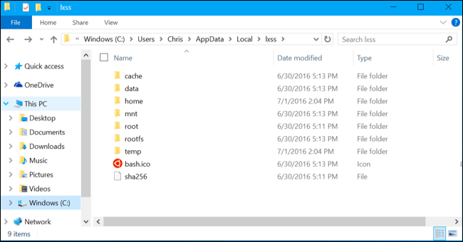 Hướng dẫn truy cập file Ubuntu Bash trên Windows
