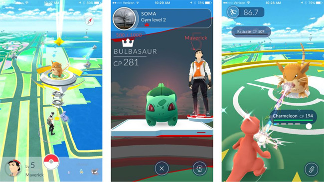 Làm sao sử dụng phòng Gym đánh bại đối thủ trong Pokémon Go?