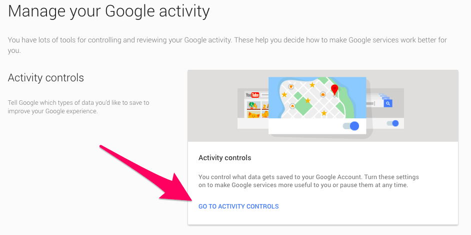 chọn Activity controls