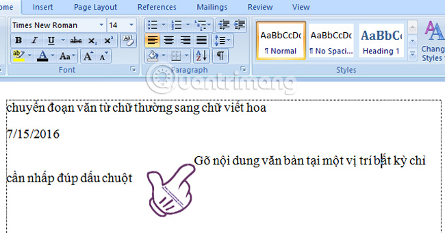 Những thủ thuật Word hữu ích bạn không nên bỏ qua