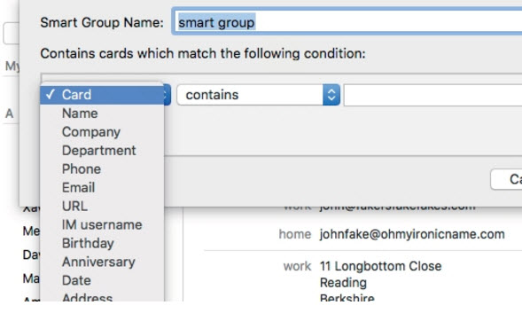 Hướng dẫn sử dụng Smart Contacts trên Mac