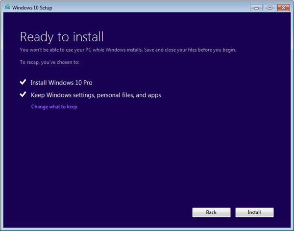 Nâng cấp Windows 10 