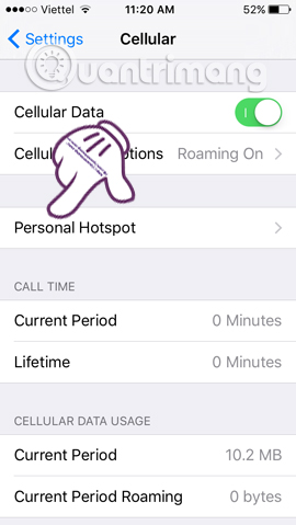 Hướng dẫn phát WiFi bằng iPhone/iPad 