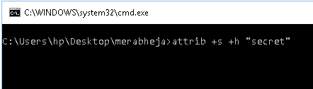 Cách ẩn hoàn toàn một thư mục bằng một câu lệnh duy nhất trên Windows