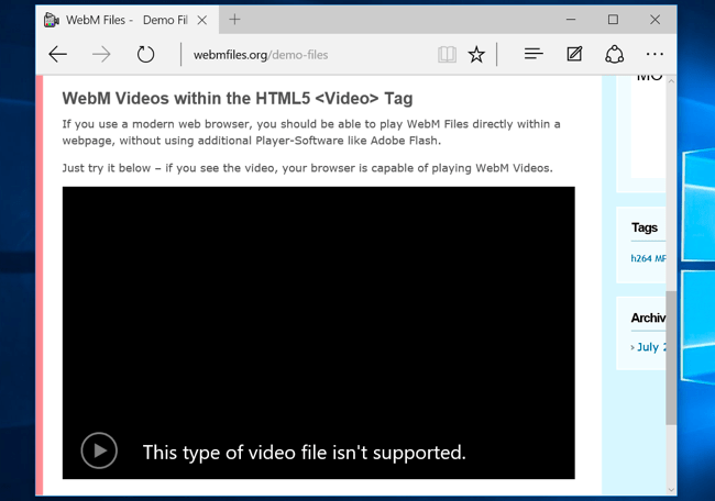 HTML5, H.264 và VP9