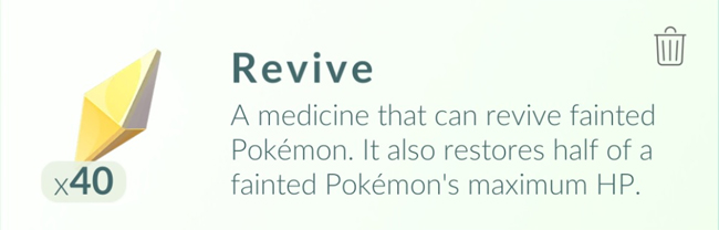 Hướng dẫn cách hồi sinh Pokemon trong Pokemon Go