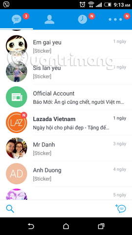 chia sẻ và gửi ảnh GIF qua Zalo