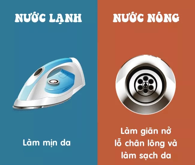 Tắn nước lạnh làm mịn da   Tắn nước lạnh làm mịn da