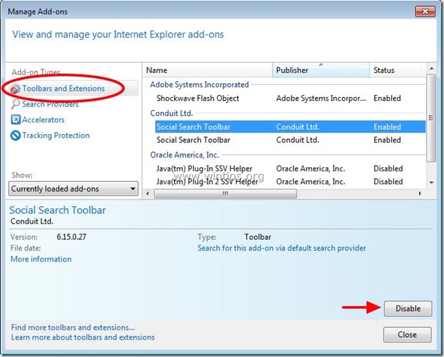 Toolbars and Extensions
