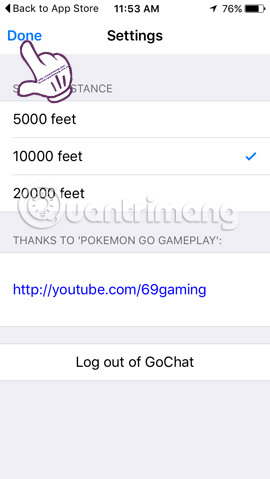 Cách sử dụng ứng dụng GoChat trong Pokémon GO