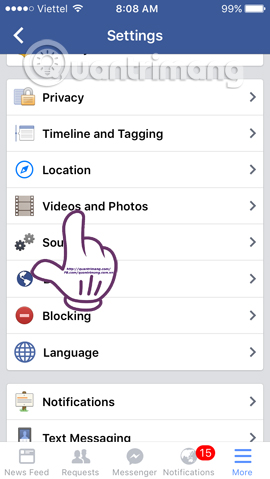 Hướng dẫn tắt tính năng AutoPlay Video trên Facebook