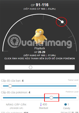 Cách check IV chỉ số tiềm năng cho Pokemon trên iOS và PC