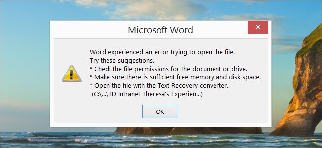 Cách khôi phục tài liệu Word 2016 bị lỗi hoặc bị mất