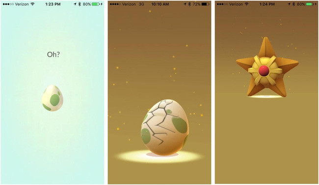 Ấp trứng trong Pokemon Go 