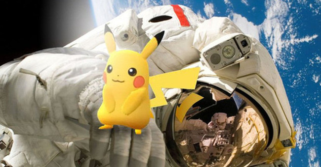 Liệu các phi hành gia có chơi Pokemon Go trên vũ trụ không nhỉ?