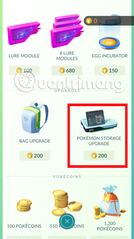 Pokemon Storage