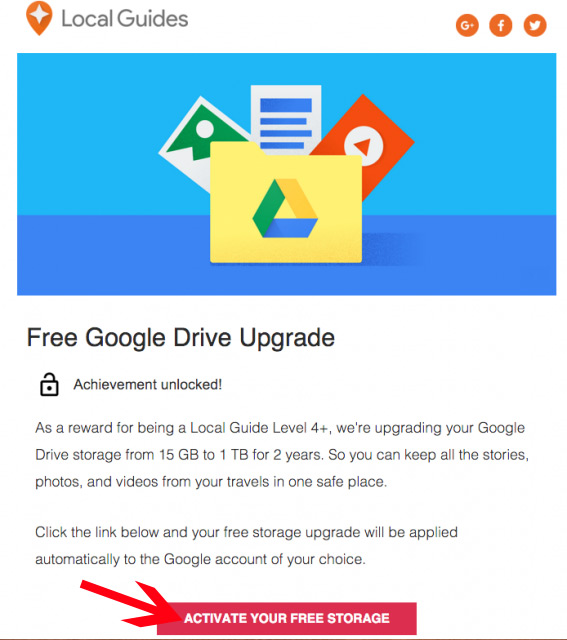 Cách nhận 1TB dung lượng Google Drive miễn phí
