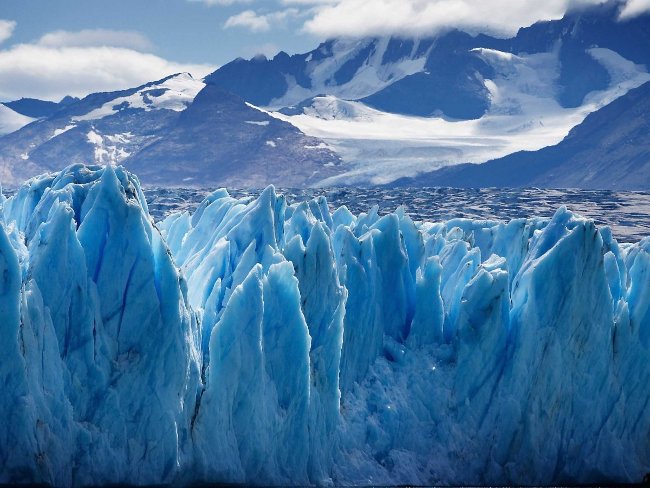 Tảng băng xanh Upsala Glacier