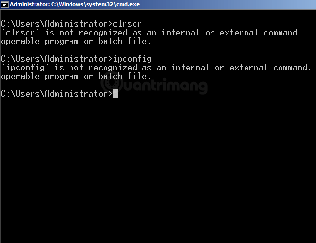 Hướng dẫn sửa lỗi “not recognized as an internal or external command” khi dùng CMD trong Windows