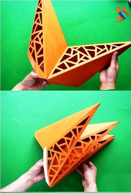 Dán các cánh ngôi sao lại với nhau