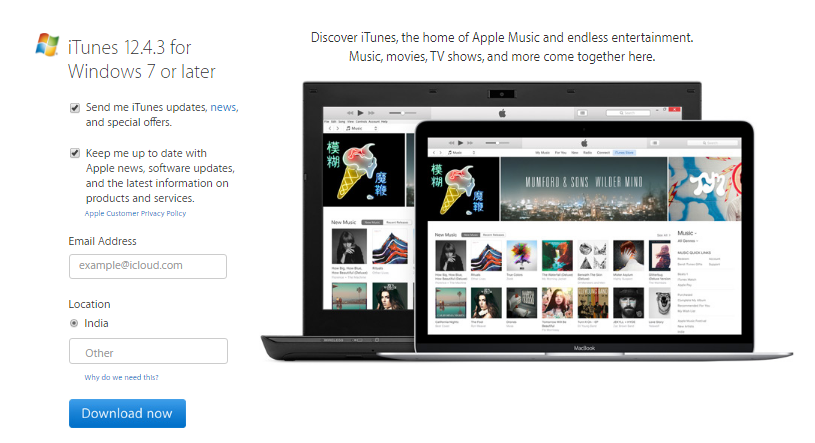 Hướng dẫn cài đặt, update và sử dụng iTunes trên Windows 10