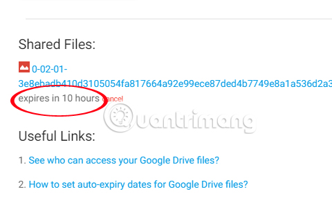 Cách giới hạn thời gian link chia sẻ trên Google Drive