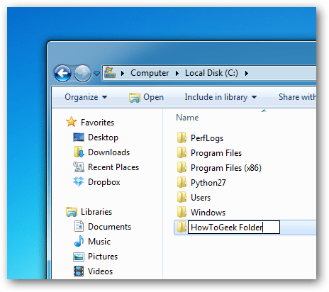 Tạo một folder nhằm tàng trữ những folder cần phải bảo vệ