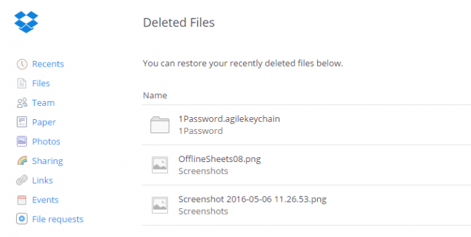 Hướng dẫn khôi phục các file Dropbox bị xóa trên máy tính Windows và Mac