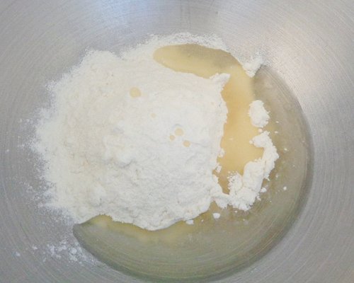 Trộn vỏ bột dầu