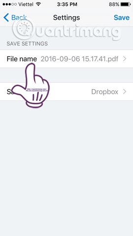Cách biến Dropbox trên iPhone thành máy scan tài liệu