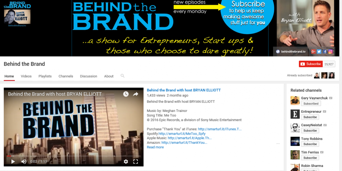Behind the Brand with Bryan Elliott