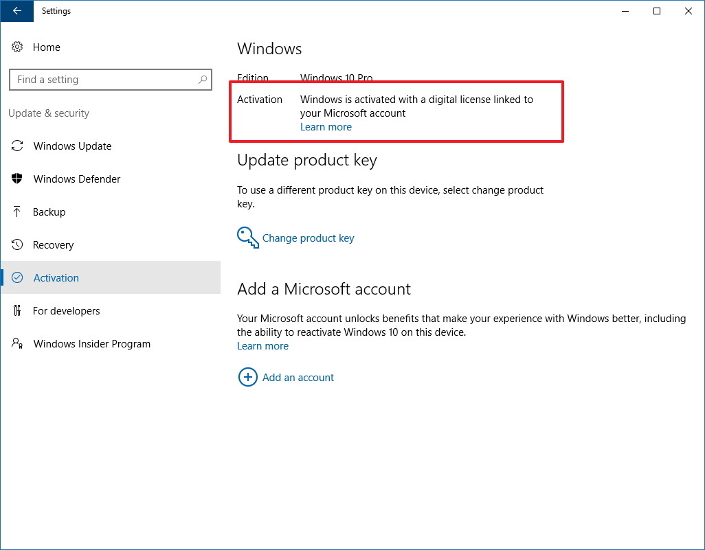 Hướng dẫn liên kết Product key Windows 10 với tài khoản Microsoft