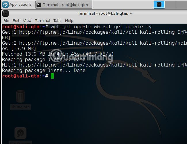 Cài đặt VMware Tools trên Kali Linux bước 3