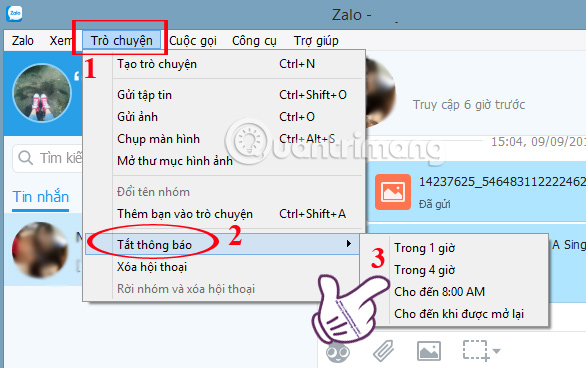Những thủ thuật hữu ích khi sử dụng Zalo trên PC