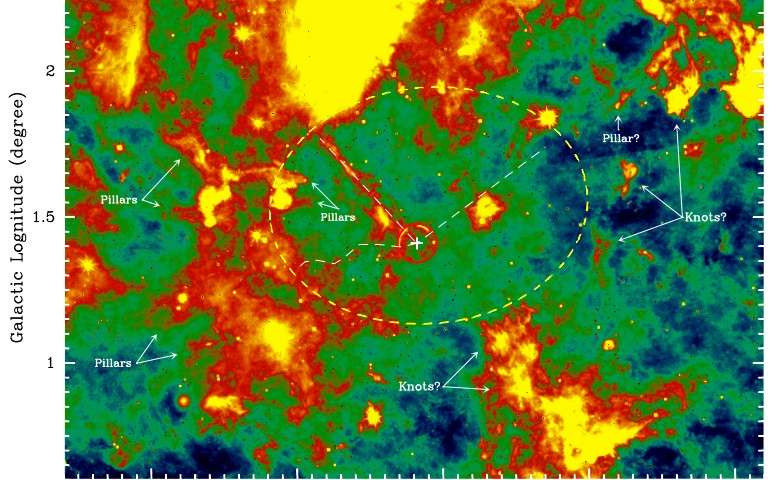 Nhiều lỗ hổng lớn kỳ lạ trên bề mặt siêu tân tinh Tycho