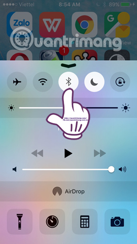 Tắt Bluetooth lỗi iPhone không đổ chuông