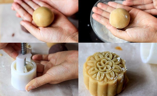 Nặn bánh Trung thu
