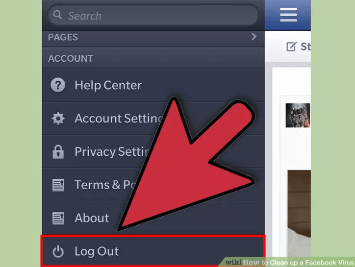 đăng xuất tài khoản của bạn 