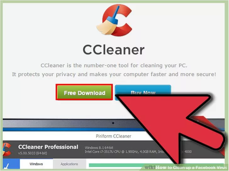  tải CCleaner về máy và cài đặt