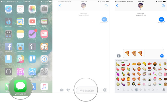 Cách sử dụng tính năng Tapback và Emoji iMessage trên iOS 10