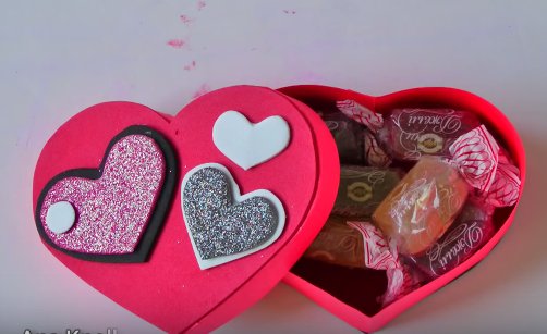 Heart box for gifts 20 - 10