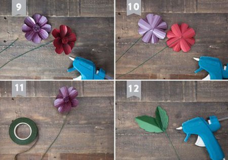 Gắn hoa vào cành