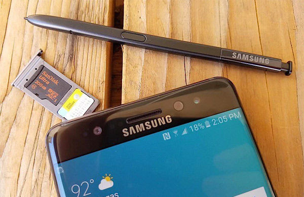 Những điều cần biết về thẻ nhớ microSD Samsung Galaxy Note 7
