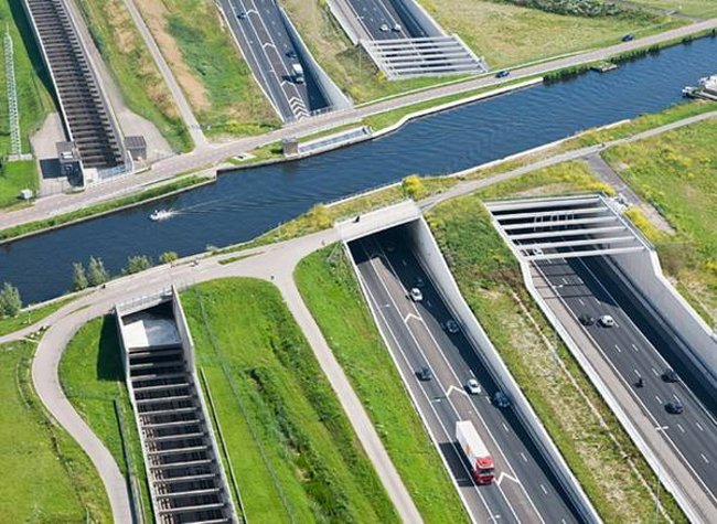 Câu nước Ringvaart Haarlemmermeer - Hà Lan Câu nước Ringvaart Haarlemmermeer - Hà Lan