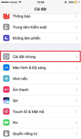 lỗi màn hình ám vàng trên iOS 10