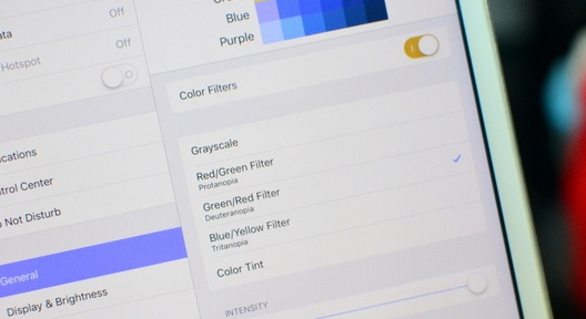 Sử dụng màu xanh cho màn hình Thay đổi màu sắc màn hình