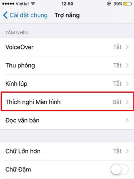 lỗi màn hình ám vàng trên iOS 10