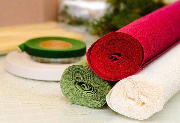 Nguyên liệu làm hoa hồng giấy